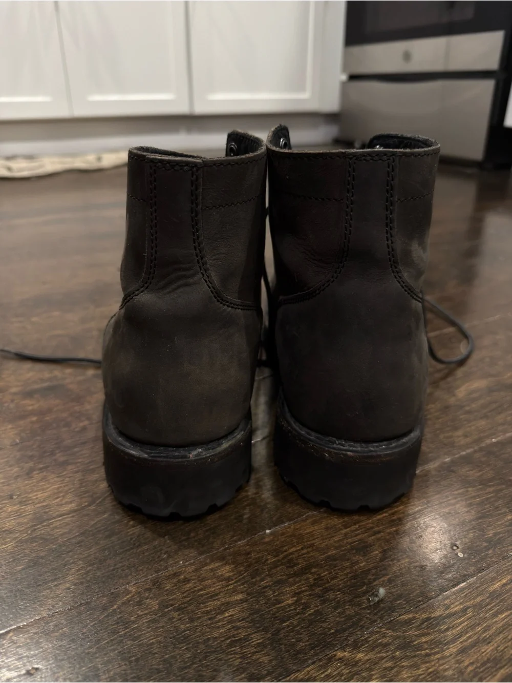 Thursday Boot Company Men’s Charcoal Lace-Up Leather Boots